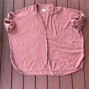 American Eagle Oversized Button Up